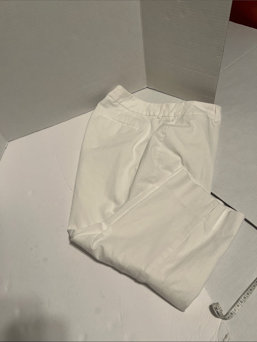 Lane Bryant White Men's Dress Pants - Clean Tailored Look